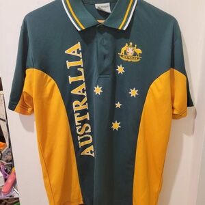 EUC Oz Designs Australia Shirt Pants & Hat Size Medium